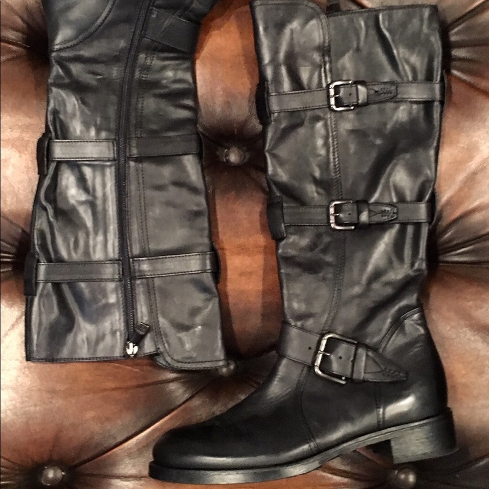 Alberto Fermani Biker Style Boots 8.5